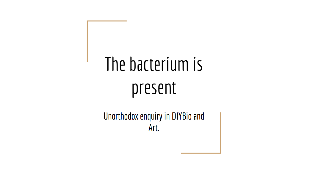 Bacterium is Present